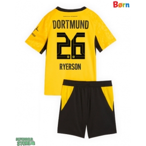 Borussia Dortmund Julian Ryerson #26 Replika Babytøj Hjemmebanesæt Børn 2026-27 Kortærmet (+ Korte bukser)